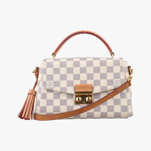 Pre-owned Louis Vuitton CROISETTE Azur Damier Canvas N41581 shoulderbag | stylenewstar