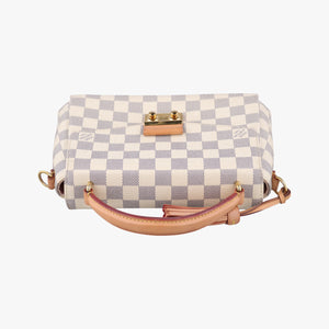 Pre-owned Louis Vuitton CROISETTE Azur Damier Canvas N41581 shoulderbag | stylenewstar