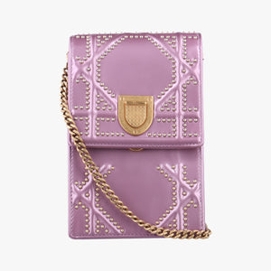 Vintage Christian Dior Diorama Pink Patent shoulderbag | stylenewstar