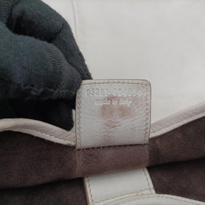 Pre-owned Yves Saint Laurent Mombasa White Leather 484514 handbag | stylenewstar