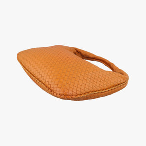Pre-owned Bottega Veneta Intrecciato Orange lambskin handbag | stylenewstar