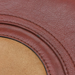 Vintage Chloe Small Pixie Round Top Brown × Bordeaux Leather×Suede shoulderbag | stylenewstar