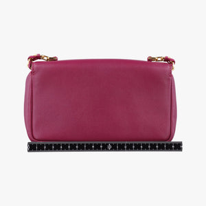 Pre-owned Fendi Mini Be Baguette Rose Leather 8M0315 shoulderbag | stylenewstar