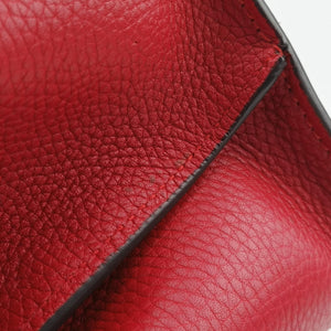Pre-owned Gucci Bamboo Daily Red Leather 392013 shoulderbag | stylenewstar