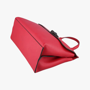 Pre-owned Gucci Bamboo Daily Red Leather 392013 shoulderbag | stylenewstar