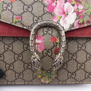 Pre-owned Gucci Dionysus beige×red×Multicolour PVC coated canvas × suede 421970 shoulderbag | stylenewstar