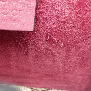 Pre-owned Gucci Dionysus beige×red×Multicolour PVC coated canvas × suede 421970 shoulderbag | stylenewstar