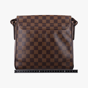 Pre-owned Louis Vuitton DISTRICT PM EBENE Damier Canvas N41213 shoulderbag | stylenewstar