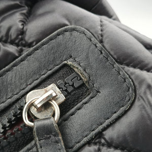 Pre-owned Chanel Cococoon Quilting Black Nylon×Leather A47107 handbag | stylenewstar