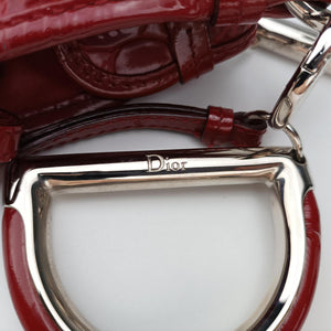 Pre-owned Christian Dior Croc Red Leather handbag | stylenewstar