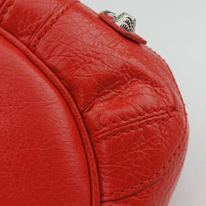 Pre-owned Balenciaga Pompon Red Leather shoulderbag | stylenewstar