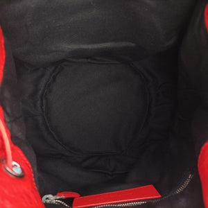 Pre-owned Balenciaga Pompon Red Leather shoulderbag | stylenewstar