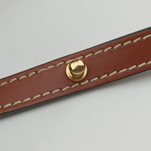 Pre-owned Celine Oval Purse Cuir Triomphe Brown Leather shoulderbag | stylenewstar