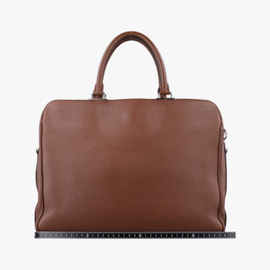 Pre-owned Louis Vuitton Armand Briefcase MM Havane Taurillon leather M54382 handbag | stylenewstar