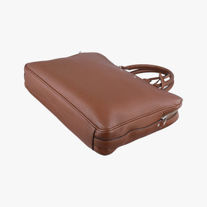 Pre-owned Louis Vuitton Armand Briefcase MM Havane Taurillon leather M54382 handbag | stylenewstar