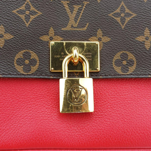 Pre-owned Louis Vuitton MARIGNAN Brown×COQUELICOT Monogram Canvas×calf leather M44544 shoulderbag | stylenewstar