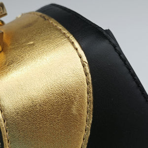 Pre-owned Gucci Osiride GG Supreme Beige × Gold × Black PVC coated canvas×Leather 497996 shoulderbag | stylenewstar