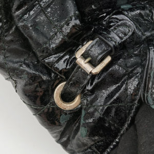 Pre-owned Christian Dior Le Trente Cannage Black Patent shoulderbag | stylenewstar