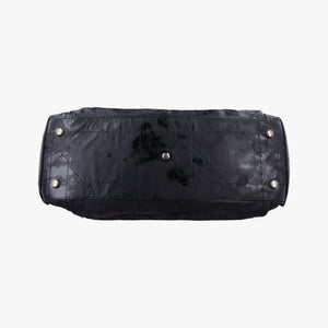 Pre-owned Christian Dior Le Trente Cannage Black Patent shoulderbag | stylenewstar