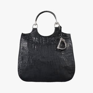 Vintage Christian Dior 61 Hobo Black Leather×Patent handbag | stylenewstar