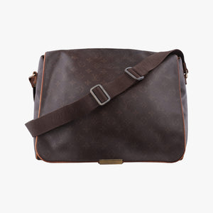 Pre-owned Louis Vuitton Abbesses Messenger Brown Monogram Coated Canvas × Leather M45257 shoulderbag | stylenewstar