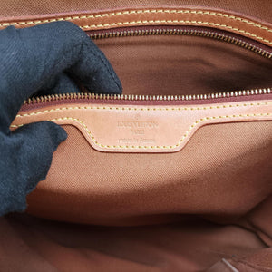 Pre-owned Louis Vuitton Abbesses Messenger Brown Monogram Coated Canvas × Leather M45257 shoulderbag | stylenewstar