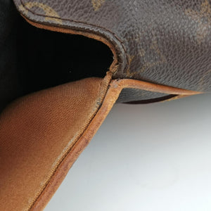 Pre-owned Louis Vuitton Abbesses Messenger Brown Monogram Coated Canvas × Leather M45257 shoulderbag | stylenewstar