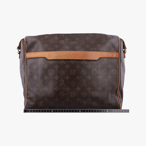 Pre-owned Louis Vuitton Abbesses Messenger Brown Monogram Coated Canvas × Leather M45257 shoulderbag | stylenewstar