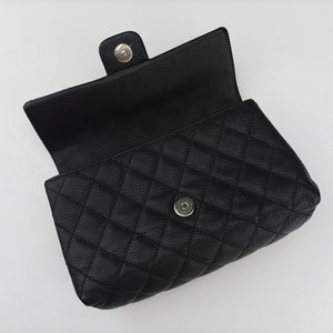 Vintage Chanel Matelasse 2.55 Black pebbled U48753 bum bag/waist bag | stylenewstar