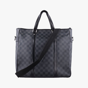 Pre-owned Louis Vuitton TADAO Noir Damier Graphite N51192 shoulderbag | stylenewstar