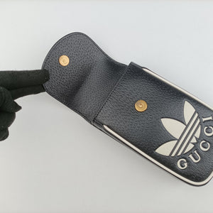 Vintage Gucci Gucci ×adidas Mini Black Leather 721794 shoulderbag | stylenewstar