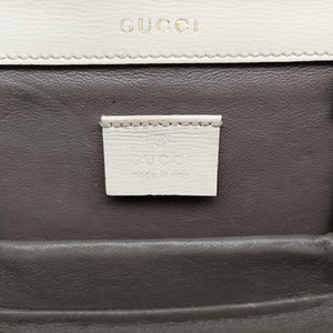 Vintage Gucci Sylvie 1969 Mini White Leather 615965 shoulderbag | stylenewstar