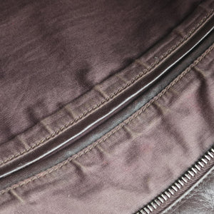 Secondhand Bottega Veneta Intrecciato Brown lambskin shoulderbag | stylenewstar