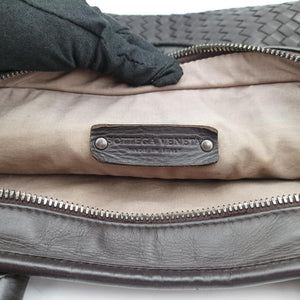 Pre-owned Bottega Veneta Intrecciato Brown lambskin handbag | stylenewstar