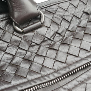 Pre-owned Bottega Veneta Intrecciato Brown lambskin handbag | stylenewstar