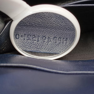 Pre-owned Yves Saint Laurent KATE Navy velour 491521 shoulderbag | stylenewstar
