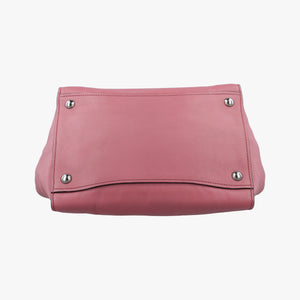 Pre-owned Prada Twin Pocket Winged Tote Pink Leather BN2619 shoulderbag | stylenewstar