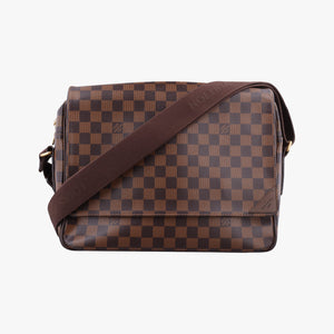 Pre-owned Louis Vuitton SHELTON EBENE Damier Canvas N41149 shoulderbag | stylenewstar