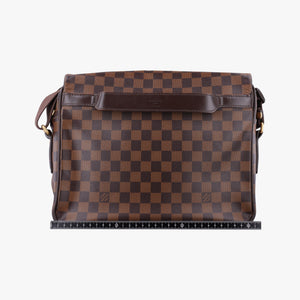 Pre-owned Louis Vuitton SHELTON EBENE Damier Canvas N41149 shoulderbag | stylenewstar