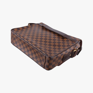 Pre-owned Louis Vuitton SHELTON EBENE Damier Canvas N41149 shoulderbag | stylenewstar