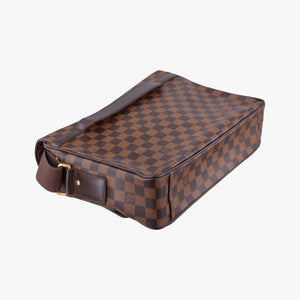 Pre-owned Louis Vuitton SHELTON EBENE Damier Canvas N41149 shoulderbag | stylenewstar