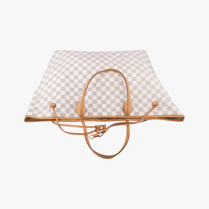 Secondhand Louis Vuitton NEVERFULL GM Azur Damier Canvas N51108 handbag | stylenewstar