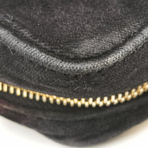 Pre-owned Prada Velluto Black Velour 1BH076 shoulderbag | stylenewstar