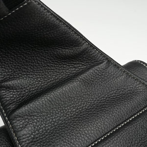 Pre-owned Christian Dior Saddle KAWS Bee Black Leather bum bag/waist bag | stylenewstar