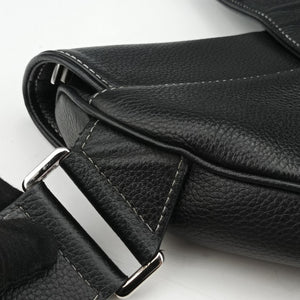 Pre-owned Christian Dior Saddle KAWS Bee Black Leather bum bag/waist bag | stylenewstar