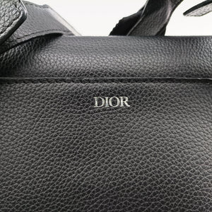 Pre-owned Christian Dior Saddle Black leather shoulderbag | stylenewstar
