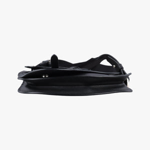 Pre-owned Christian Dior Saddle Black leather shoulderbag | stylenewstar
