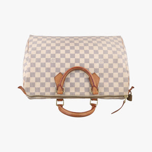 Vintage Louis Vuitton Speedy 35 Azur Damier Canvas N41535 handbag | stylenewstar