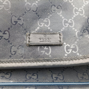 Vintage Gucci GG Plus Messenger Black PVC coated canvas 201732 shoulderbag | stylenewstar