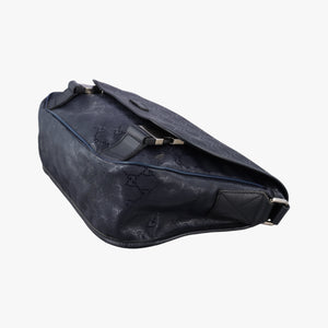 Vintage Gucci GG Plus Messenger Black PVC coated canvas 201732 shoulderbag | stylenewstar